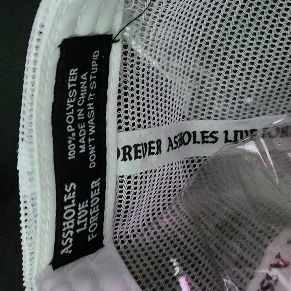 A**holes Live Forever Trucker hat brown & white snapback - Picture 4 of 4